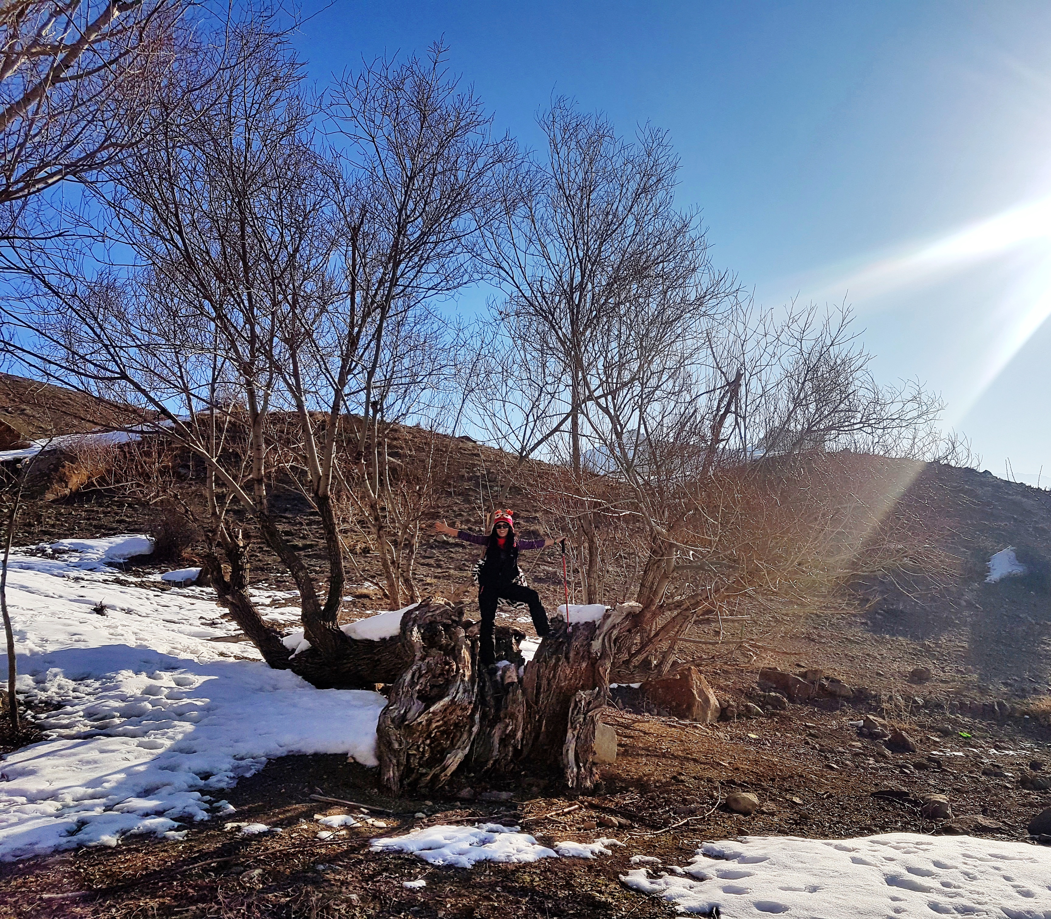 Haça Dağı yolu