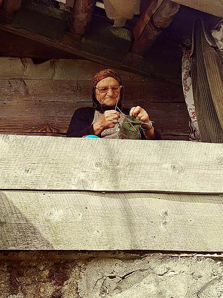 Ayder Yaylasında ki teyze